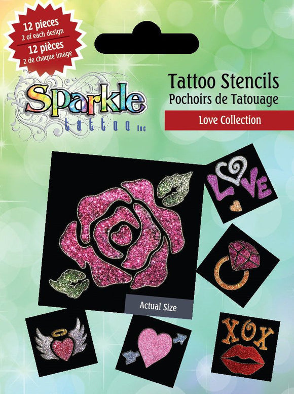 Sparkle Tattoo Tattoo Stencils, Love
