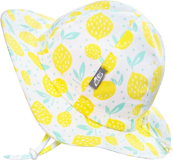 Jan & Jul Cotton Floppy Hat, Lemon Fresh, L (2-5Y)