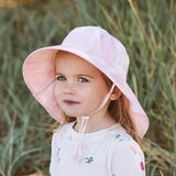 Jan & Jul Cotton Adventure Hat, Pink Tie Dye, XL (5-12 Years)