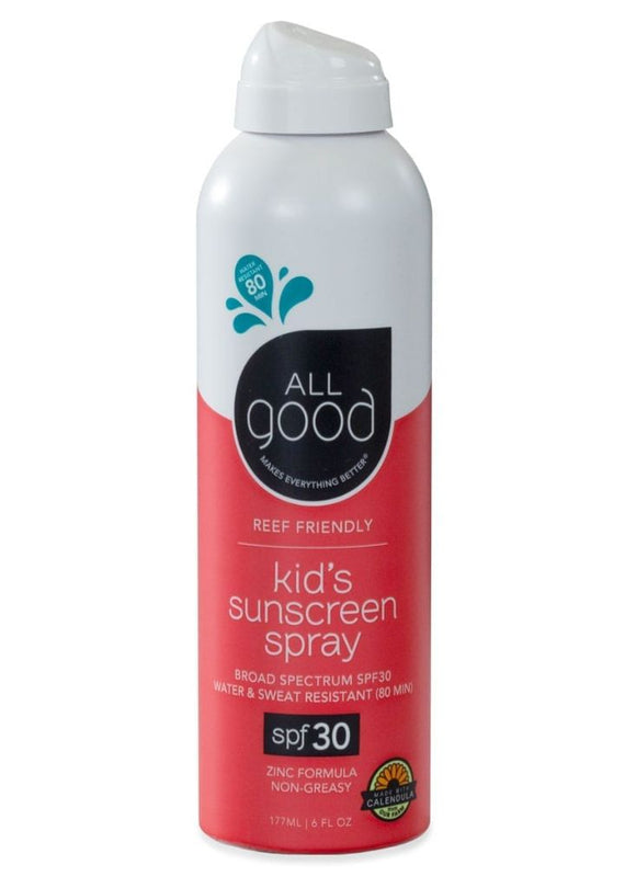 All Good SPF 30 Kid's Sunscreen Spray, 177ml