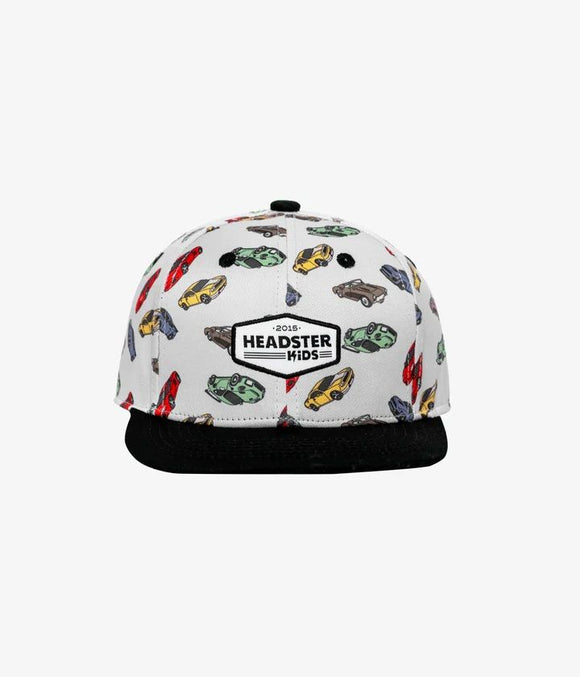 Headster Snapback, Pitstop White Sand, Youth - 56cm
