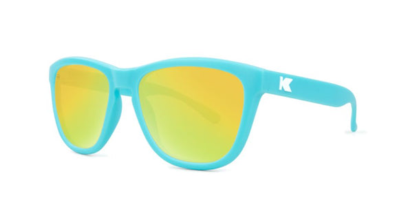 Knockaround Sunglasses, Polarized, Blue / Yellow, Kids