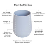 ezpz Mini Cup & Straw System, Sage, 2oz