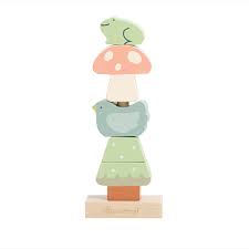 Pearhead Wooden Woodland Creatures Stacking Toys