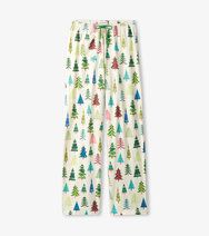 Little Blue House Women's PJ Pants, Christmas Trees, XL