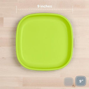 Replay 9" Flat Plate, Lime Green
