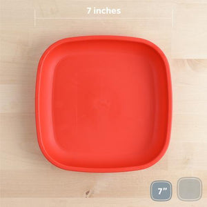 Replay 7" Flat Plate, Red