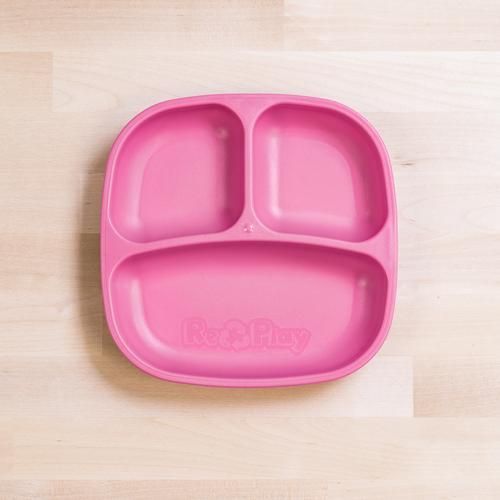 Replay Divided Plate, Bright Pink
