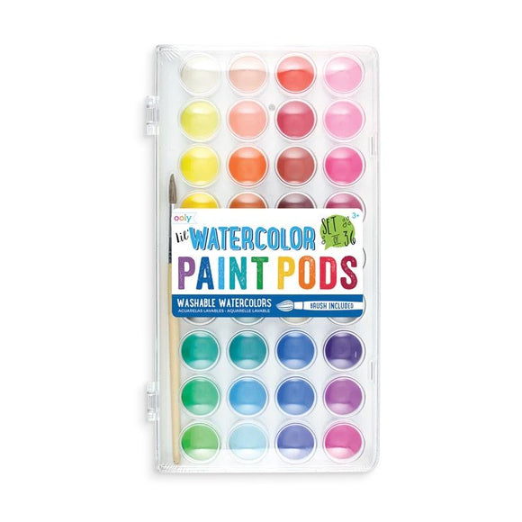 Ooly lil' Watercolors Paint Pods, Set of 36