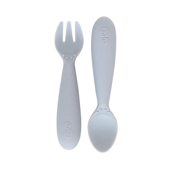 Silicone fork and spoon for baby