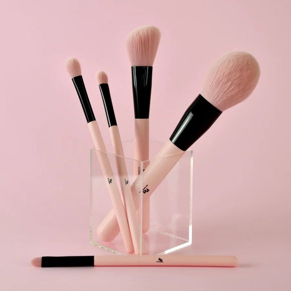 No Nasties Ultra-Soft Play Makeup Brush Set, Set of 5