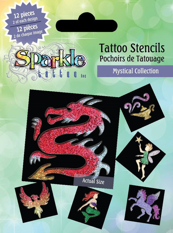 Sparkle Tattoo Tattoo Stencils, Mystical Collection