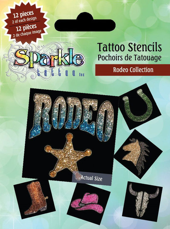Sparkle Tattoo Tattoo Stencils, Rodeo