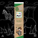 Funny Mat Safari Washable Blackboard Mat, 15.75x15.75"