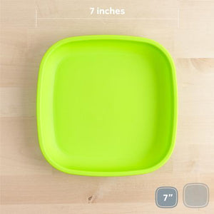 Replay 7" Flat Plate, Lime Green