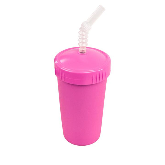 Replay Cup with Lid & Straw, Bright Pink
