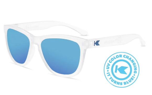 Knockaround Polarized Premiums Sunglasses, Blueberry Jellyfish, Kids