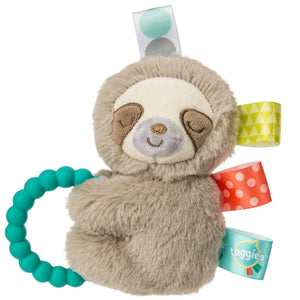 Mary Meyer Taggies Molasses Sloth Teether Rattle, 5"